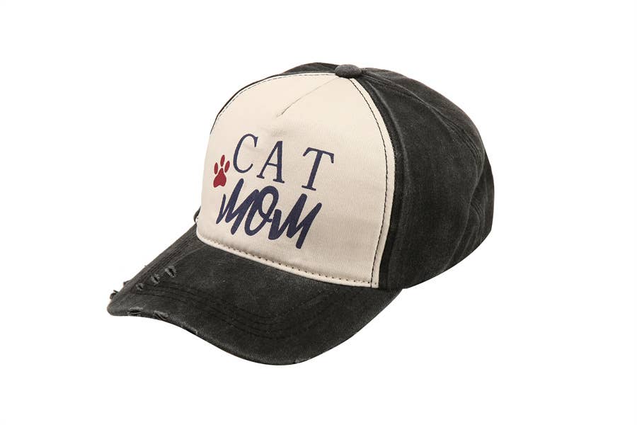 Cat Mom-Adjustable Baseball Cap