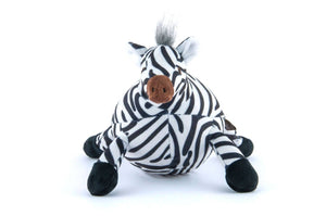 Zebra- Squeaky Dog Toy