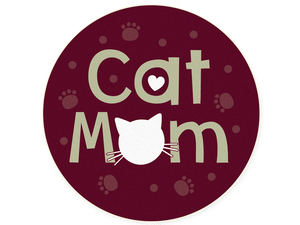Cat Mom- Car Coaster