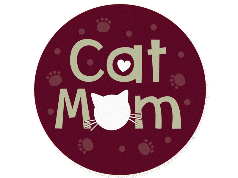 Cat Mom- Car Coaster