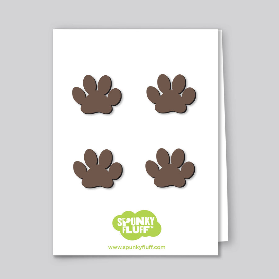 Painted Mini Paw- Magnets (Pack of 4)