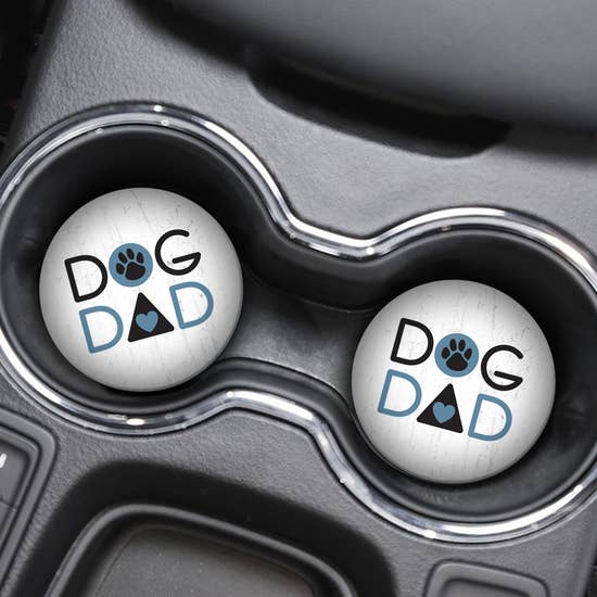 Dog Dad-Car Coaster