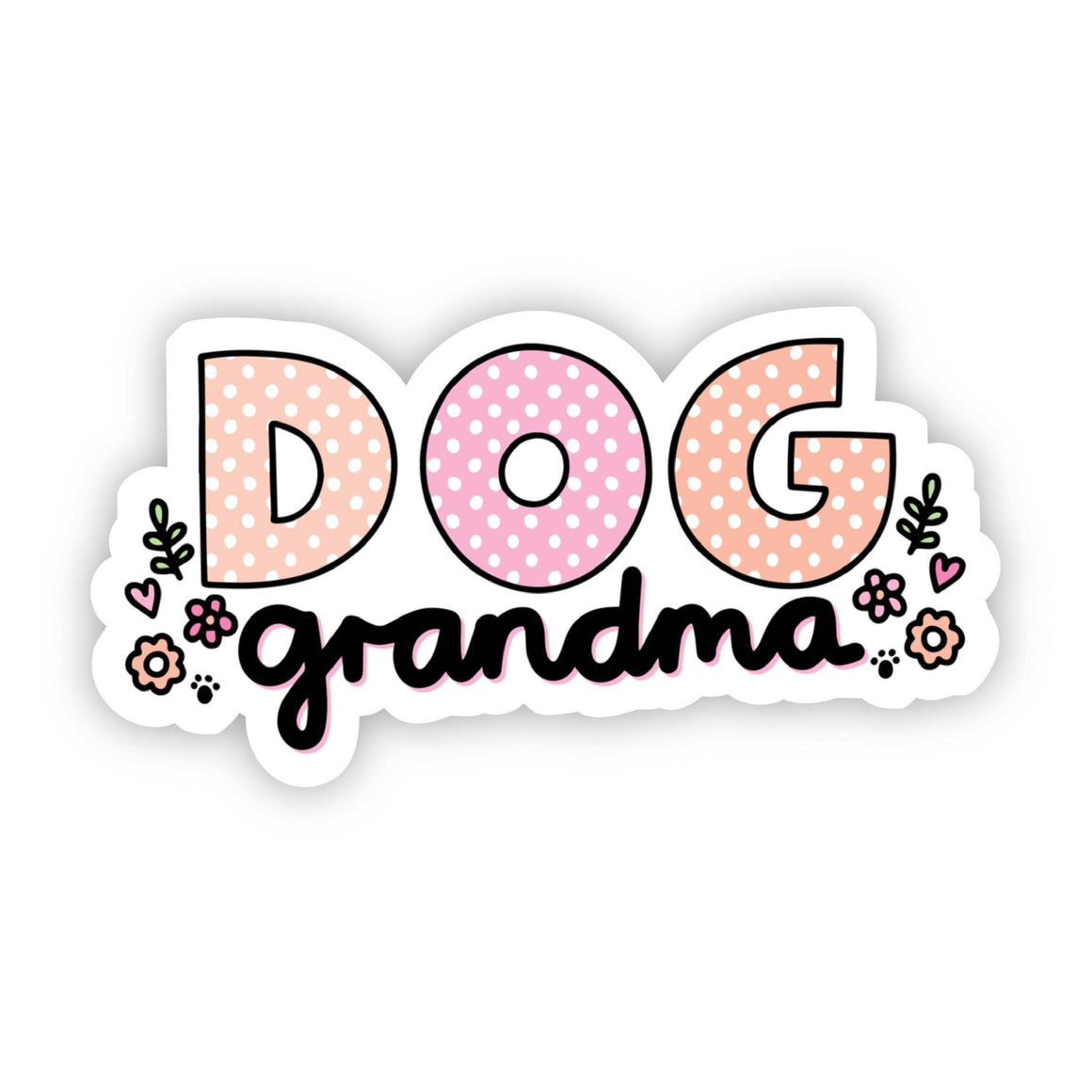 Dog Grandma-Vinyl Sticker