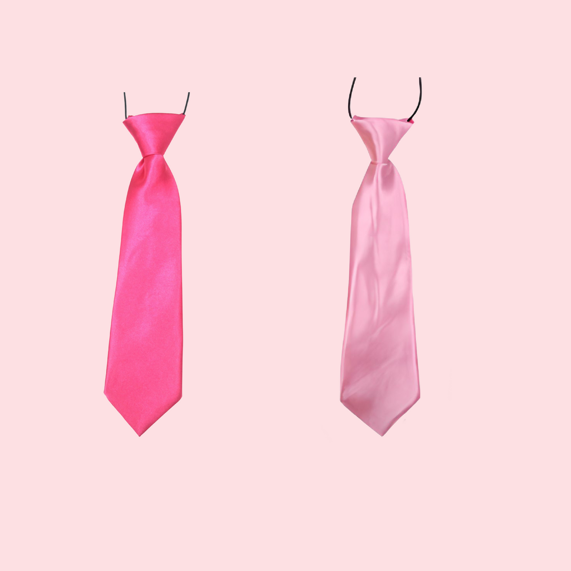 Large Pink Pet Neck Ties