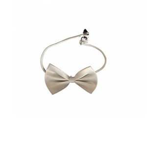 SIlver- Pet Bow Ties