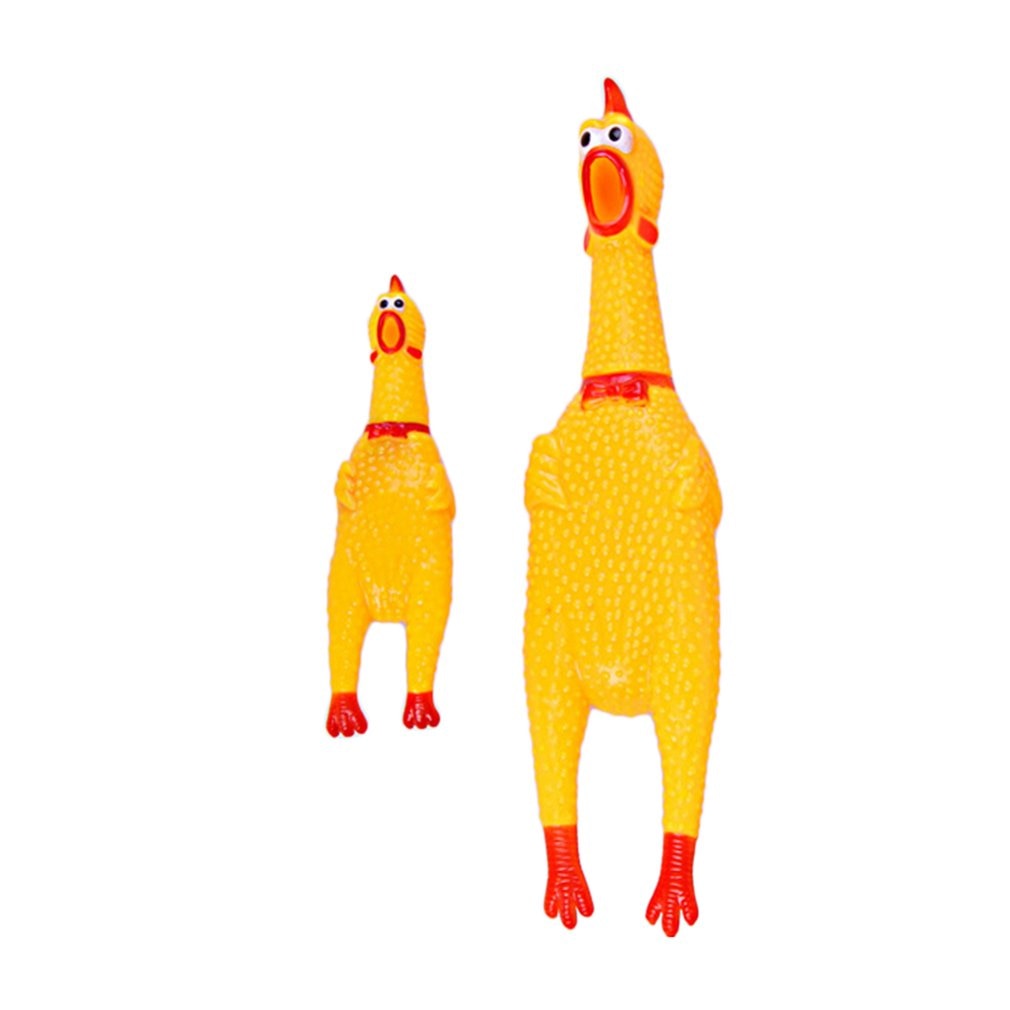 Rubber Chicken-Dog Toy