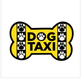 Dog Taxi- Vinyl Sticker