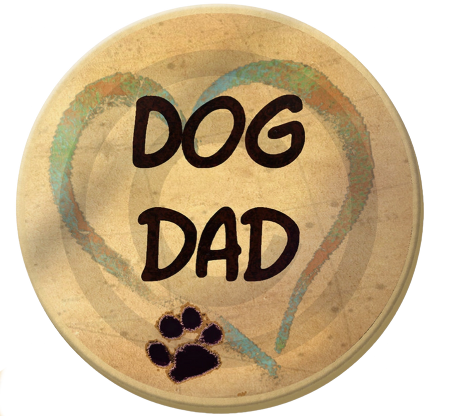 Dog Dad - Car Coaster