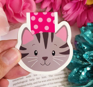 Cat-Magnetic Bookmark