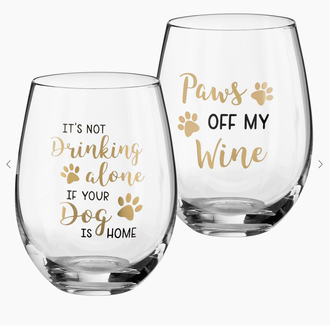 Dog Lover- Wine Glass Set of 2