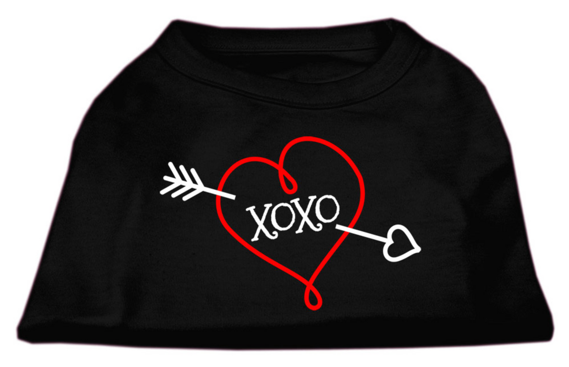 XOXO Heart - Short Sleeve Pet T-Shirt