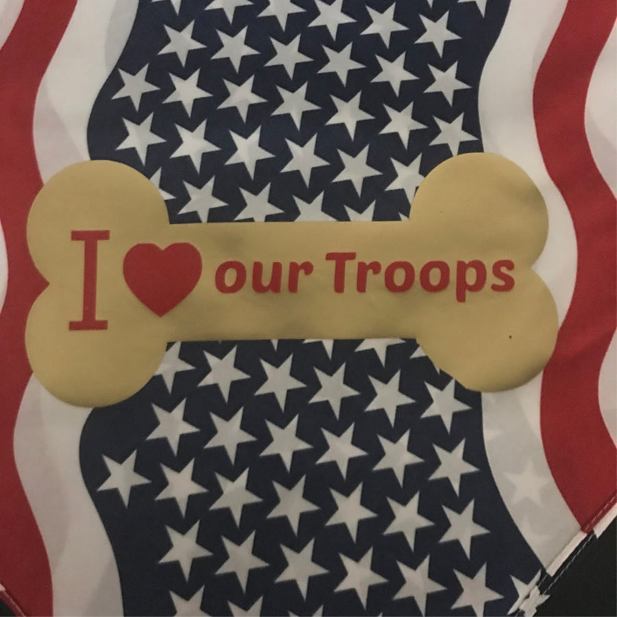 I <3 Our Troops-Bandana- Web Exclusive!