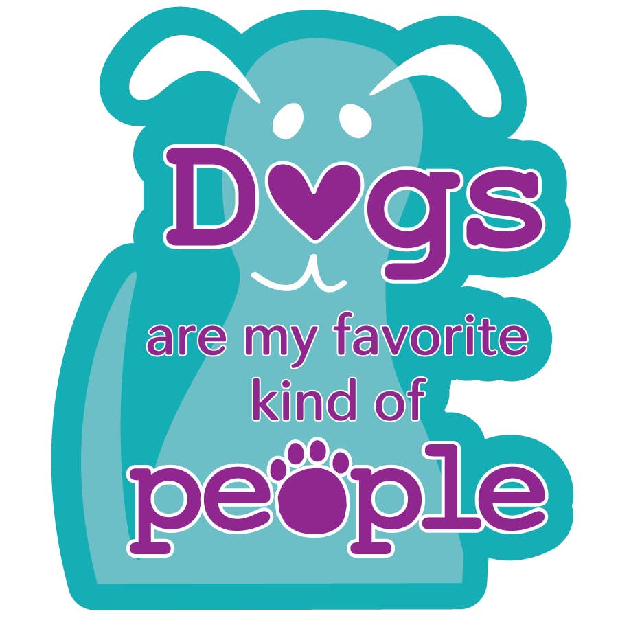 Dogs are My Favorite Kind of People-Vinyl Sticker