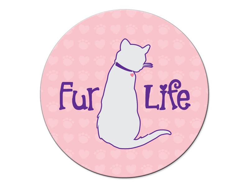 Fur Life (CAT)- Car Coaster