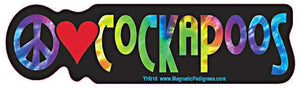 Peace Love Cockapoos - Vinyl Bumper Sticker