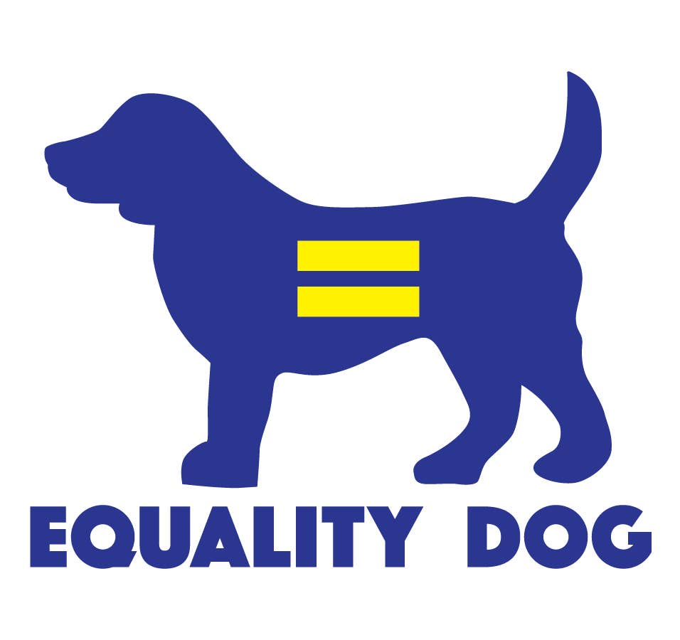 Equality Dog-Vinyl Sticker