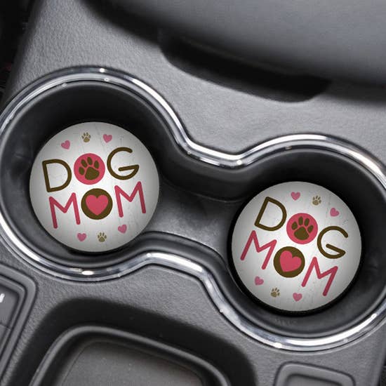 Dog Mom- Car Coaster