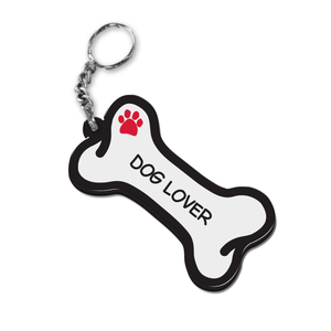 Dog Lover -Bone Shaped Keychain